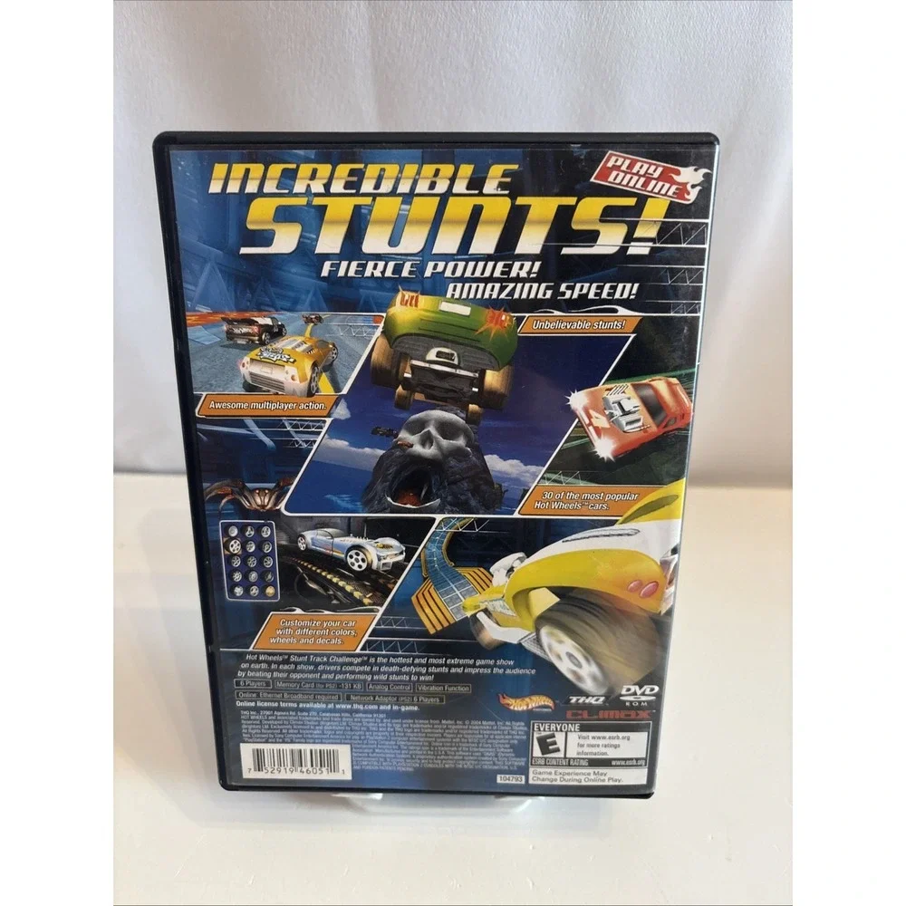 Hot Wheels Stunt‎ Track Challenge PS2 PlayStation 2 Complete Tested & Working
